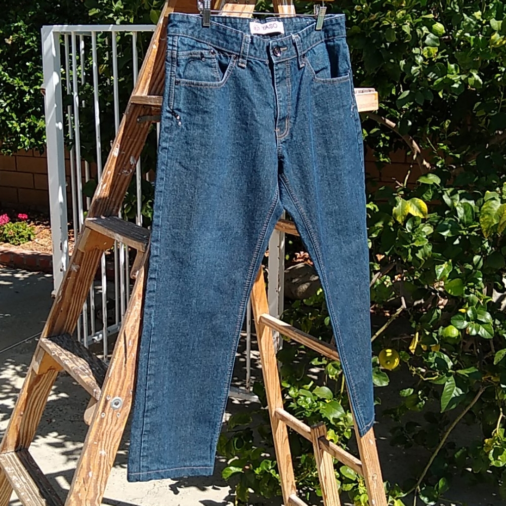 Yaso Men's Straight Cut Jeans Size 34/27